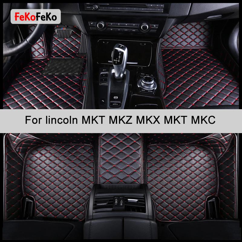 

FeKoFeKo автомобильные коврики на заказ для Lincoln MKS MKZ MKX MKT MKC AVIATOR Navigator Nautilus, автоаксессуары для ног