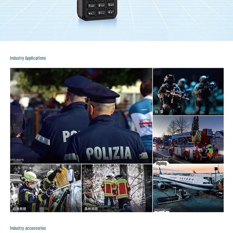 Caltta ZTE GH960S Dual-Mode Digital Trunking Walkie-Talkie (CN Version)
