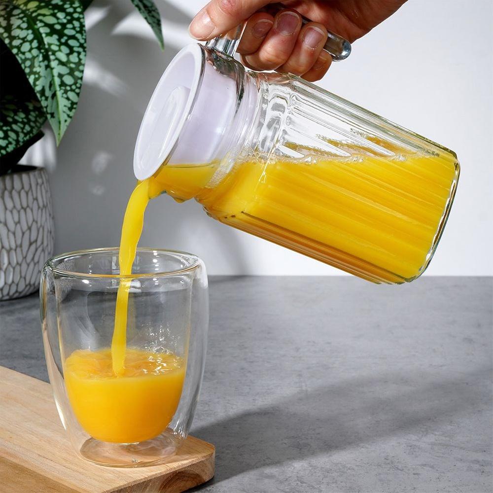 Glass Jug with Lid 2 L