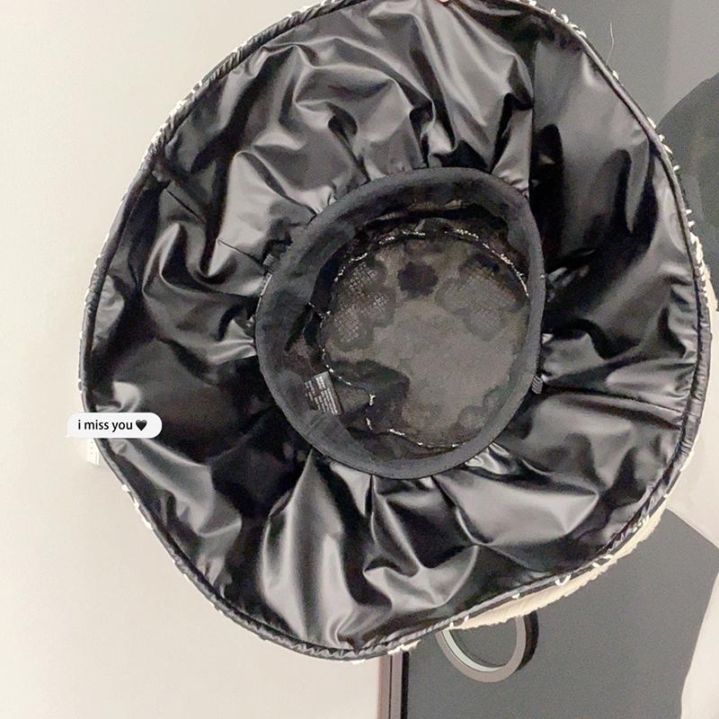 Spring and Summer Thin Bucket Hat Women's Lace Embroidered Sun Hat Big Eaves UV Protection Sun Hat