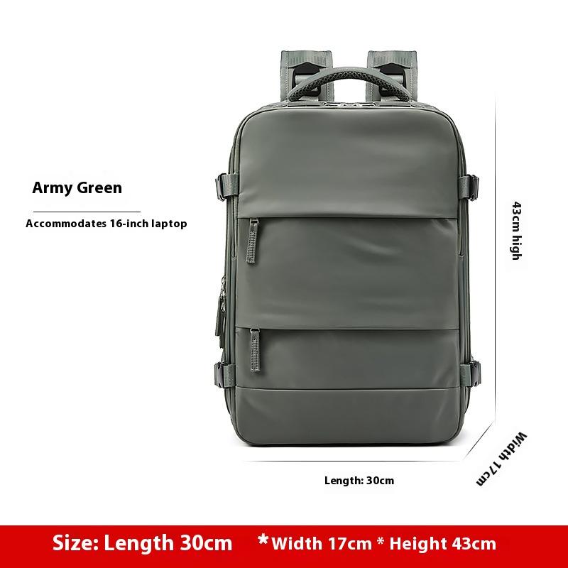 Backpack Large Capacity Men's and Women's Outdoor Travel Bag Waterproof Lightweight Casual Backpack Short Trip Computer Simple School Bag