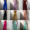 European & American Spaghetti Strap Waist-Cinching Straight Leg Floor-Length Minimalist Jumpsuit for Spring/Summer – Style GY2105