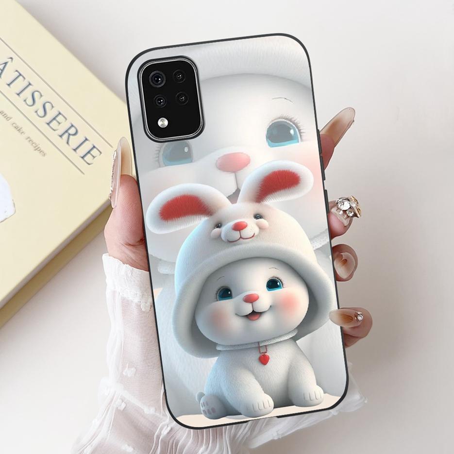 For LG K42 Case LG K52 LM-K520 Cute Rabbit Cartoon Cover Soft Silicone Phone Case For LG K62 K 42 52 LGK42 LGK52 Back Cover Bags