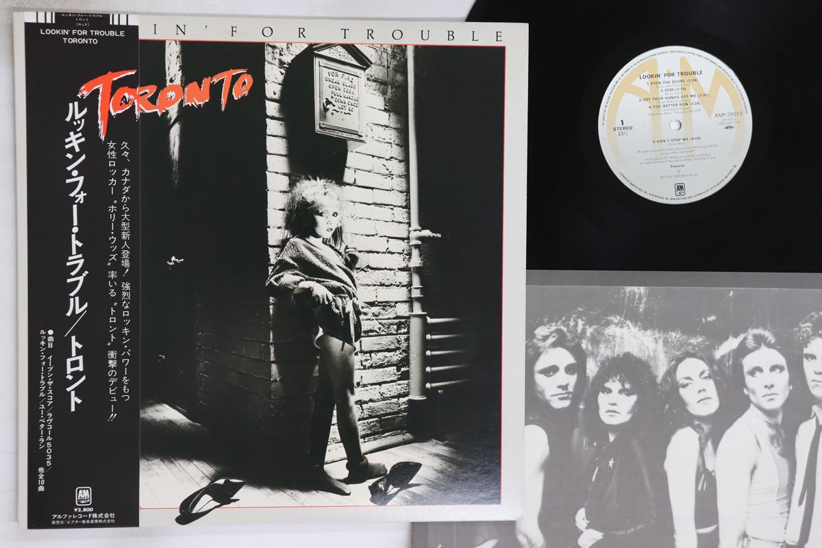 

LP Record TORONTO - Lookin For Trouble AMP28013 A&M 1980 Japan Obi Rock Used