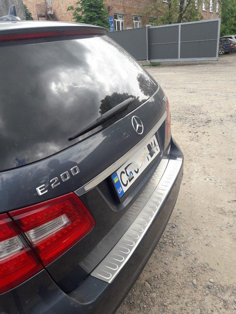 

Накладка на задний бампер OmsaLine (2009-2013, SW, нерж) для Mercedes E-сlass W212