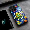 Game G-Geometry Dash Phone Case For IPhone 17 Pro Max 15 Pro 16 14 Plus 12 13 Mini 11 Pro Shockproof Glass Cover