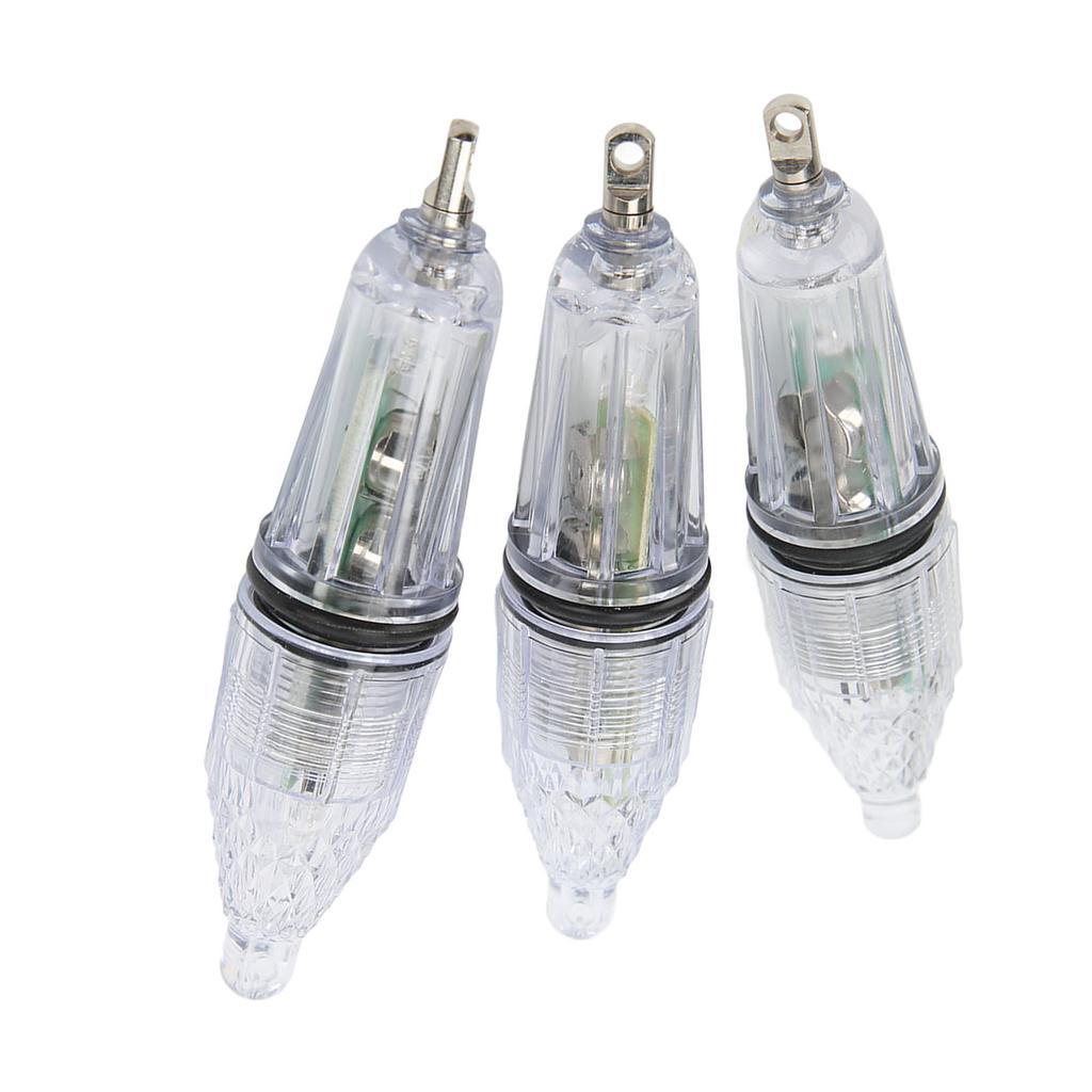 3PCS LED Underwater Fishing Light Lure Fish Bait Lure Lamp Color Changing Flashing Fishing Light