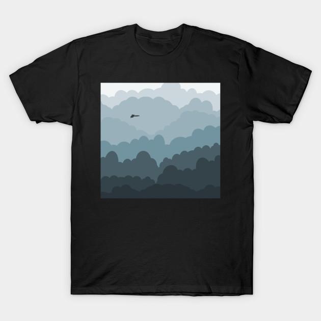 Men Black Print T-shirt Sr71 Flying Through The Clouds No-Cut Transfer Paper Print Cotton Tshirt L чёрный