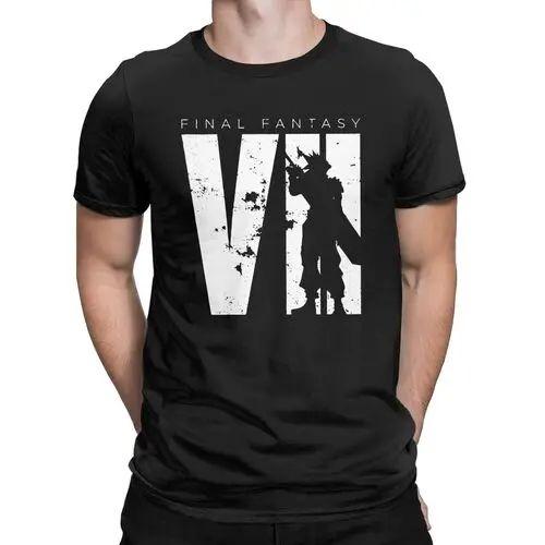 Final Fantasy Cloud 8 Vii Strife Game T-Shirts for Men Academy Vintage Cotton Tees O Neck Short