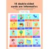 Wooden Building Block Puzzle Alphabet Spelling Educational Toy Letter Recognition Logical Thinking Learning Playset for Kids