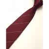 Daks Silk Blend Diagonal Stripe Tie Wine Color Dmf1acf1237r2