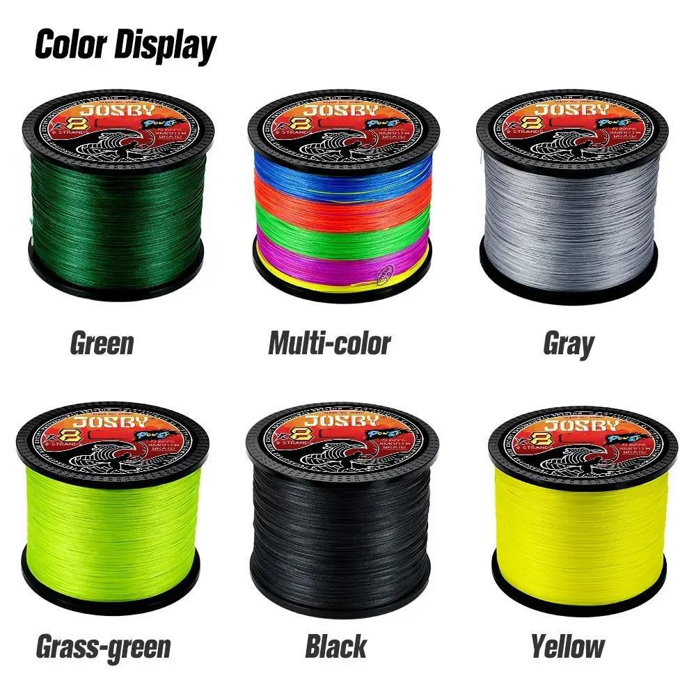 8X Japan Braided Polyethylene Fishing Line - Multi-Filament, Speckled, 100M/300M/500M for Fly, Sea, Saltwater, & Freshwater