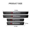 4Pcs Car Threshold Strip Door Plate Sill Scuff Cover Sticker for Mitsubishi