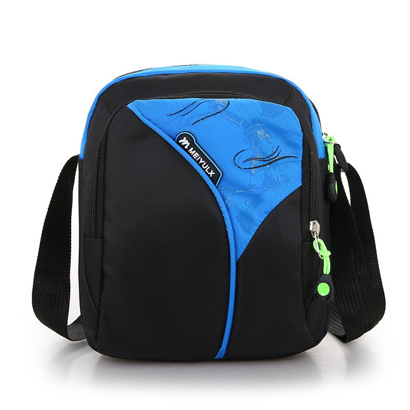 

Summer Trendy New Outdoor Leisure Shoulder Shoulder Small Backpack Fashion Men s and Women s Mini Bag Couple Small Bag Blue