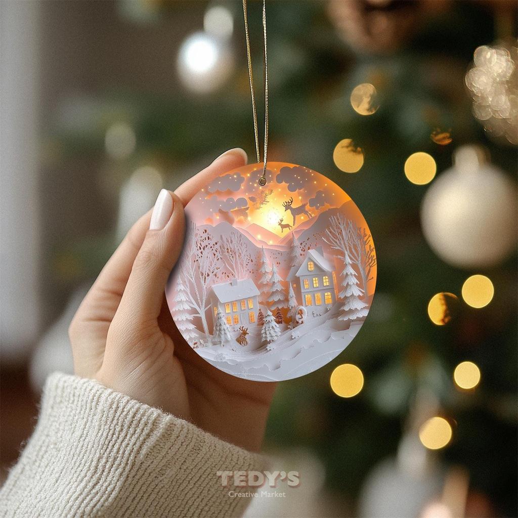 Baby's Christmas Ornament Gift For New New Mom Newborn, Personalized Baby Ornament Christmas 2024, Baby's 1st Xmas Ornament Gift, Custom Choose Name &