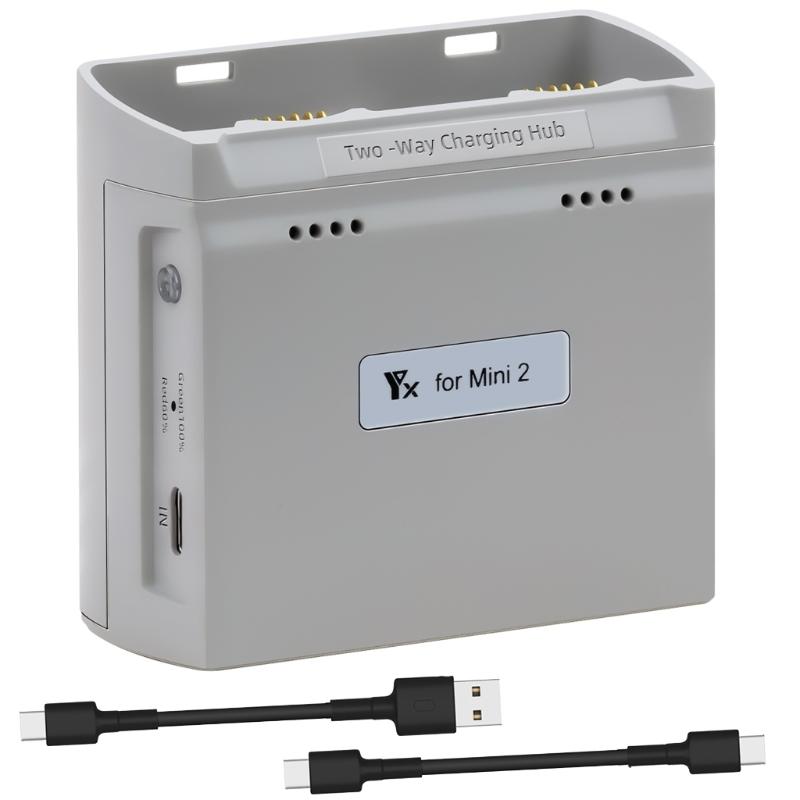 

Two Way Charging Hubs for Mini 4K/2 Drones Battery Charging Charging Two Batteries for Mini 4K/2 Drones Accessories 1