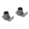 Walker Skis Glides   Fit Non Slip Walker Feet Replacement Mobility Aid Accessories Gray