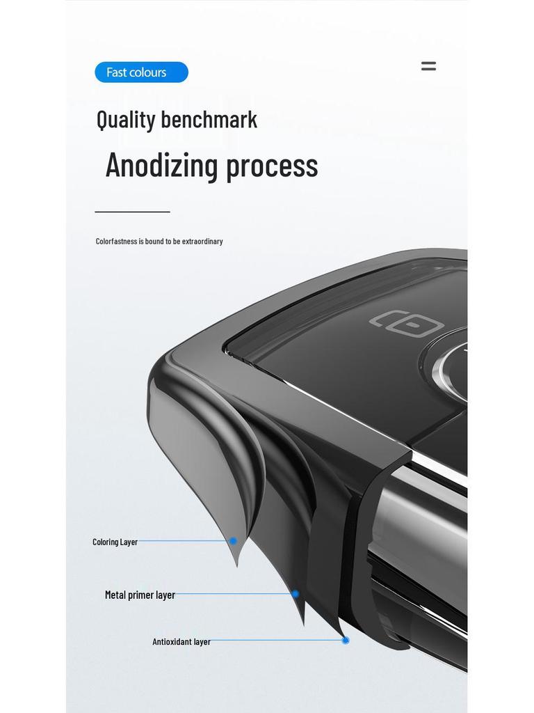 Aluminum Alloy Car Key Case for Mercedes-Benz E-Class, S-Class, C260L, E200 - Full Wrap Key Cover
