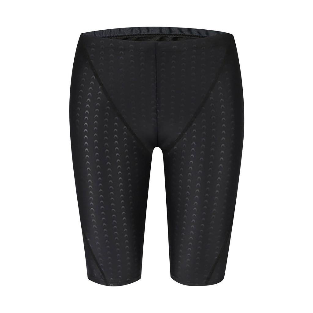 Herren Hochelastische Haihaut-ähnliche Badehose mit Badekappe Herren Badeanzug-Set