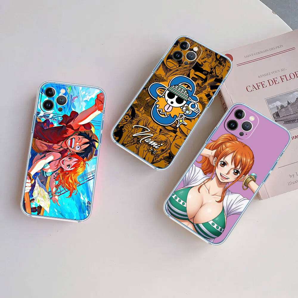 One Piece Nami Phone Case for Motorola Edge 20 30 S30 40 50 Fusion Lite Plus Pro Neo Ultra One Hyper Power Action Zoom Macro Vision