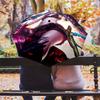 1 PC Automatic Folding Umbrella - Jinx Pattern Portable Foldable Design With 8 Ribs Christmas Birthday Gifts
