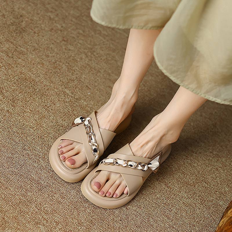 Мюли Krazing Pot из микрофибры с открытым носком на низком каблуке — фото 11