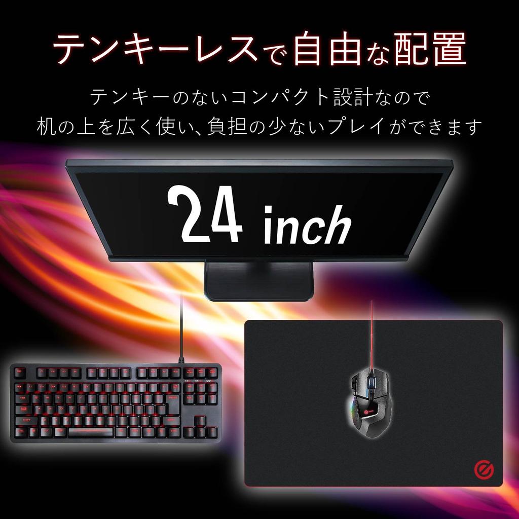 ELECOM USB-A Mechanical Gaming Keyboard, ECTK-G01UKBK, Brown Switches, 50 Million-Click Durability Switches, Japanese Layout, Gaming Keycaps
