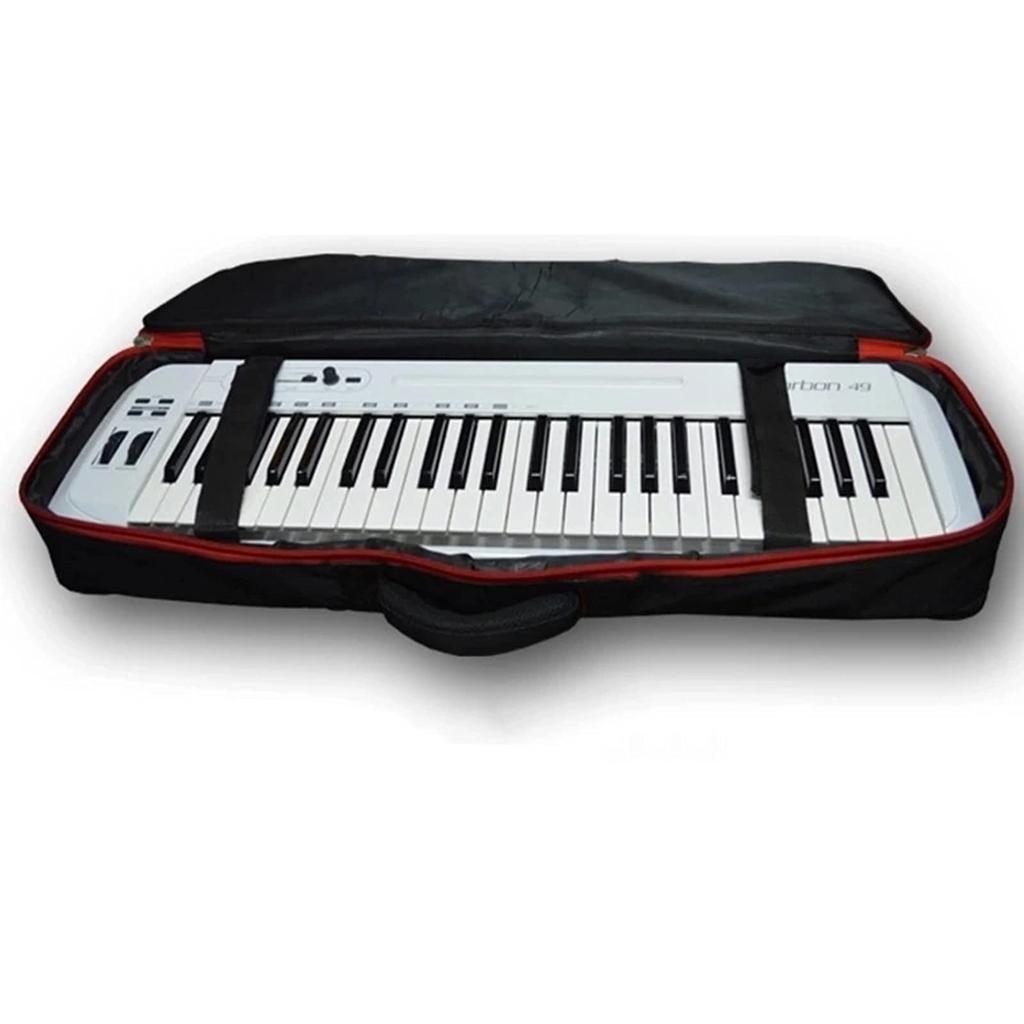 FXIFIHNO Electronic Piano Bag 49-Key Keyboard Synthesizer Portable Backpack Piano Case for Adults and Kids