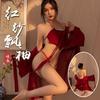 Sex Underwear Guochao Antique Sexy Pure Desire Perspective Short Skirt Hanfu Teasing Belly Pocket Passion Temptation Pajama Set