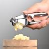 Manual Garlic Press and Mincer – Stainless Garlic for Kitchen, Easy Garlic Crusher for Garlic, Kitchen Gadget for Home Cooking