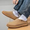 Men’s Summer Sandals Slipper Clogs Backless Mules Khaki Casual Shoes for Students Over Sized