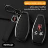 Hongqi Keychain H5 Hs5 H6 H9 Hq9 Hs3 Car Remote Key Cover Zinc Alloy Leather All-Inclusive Protective Case