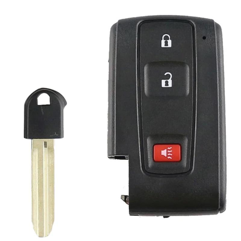 Dahai Подходит для Toyota Prius 2004-2009 Чехол-оболочка для брелока Запасной корпус для пульта дистанционного управления с бесключевым доступом С пустым ключом Запасной корпус