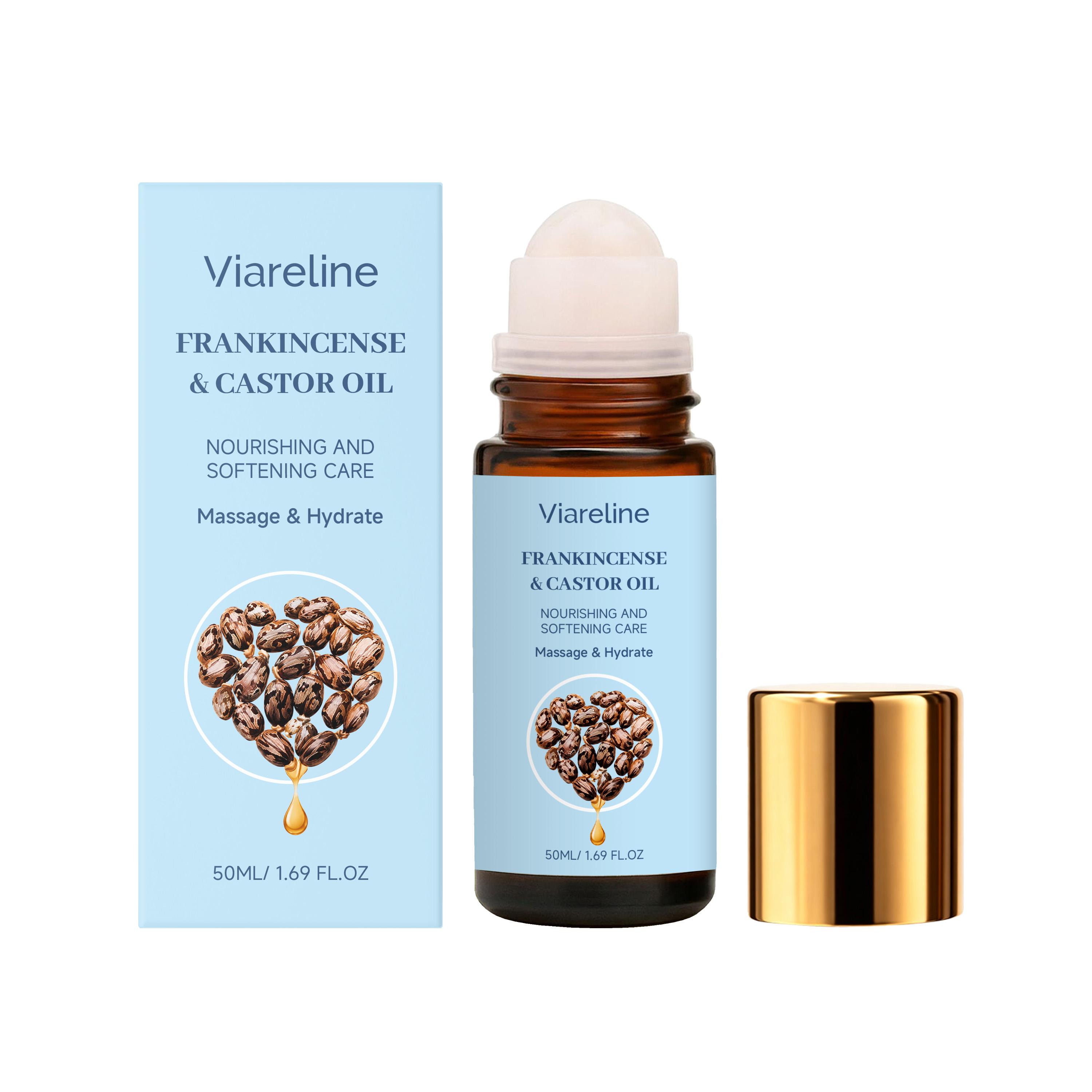 Castor Oil Moisturizing Rollerball Essential Oil Nourishing and moisturizing body oil with a light texture for convenient care 50ml