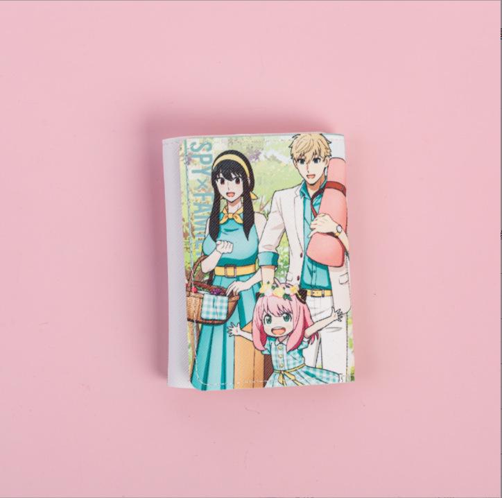 

2024 Милый аниме кошелек-картхолдер с множеством отделений для карт и монетницей для студентов и детей