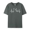 Heartbeat Cat Lover Cat Lover Heartbeat Funny Cute Cat Leisure T Shirts Fashion Unisex T Shirt Printed On Sweatshirts