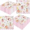 Fairy Birthday Decorations Napk,50pcs Fairy Garden Party Paper Napk Fairy 1st Birthday Party Decorations For Fairies Party Supplies
