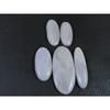 261Cts. Natural Pink Kunzite Oval Cabochon Gemstone 5Pcs Lot C-1151