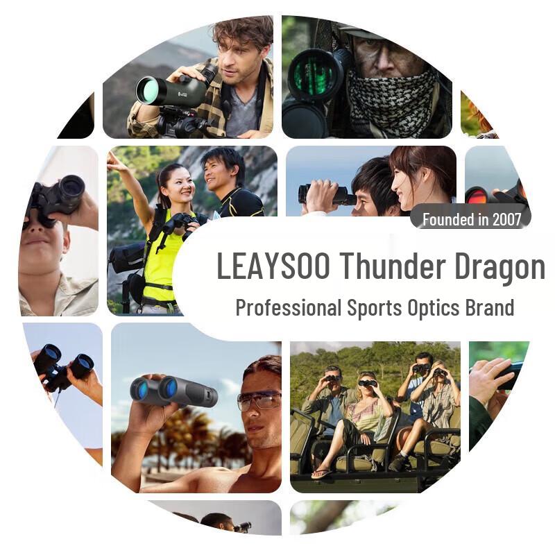 Leaysoo 20X50 Hochauflösende Weitwinkel-Ferngläser