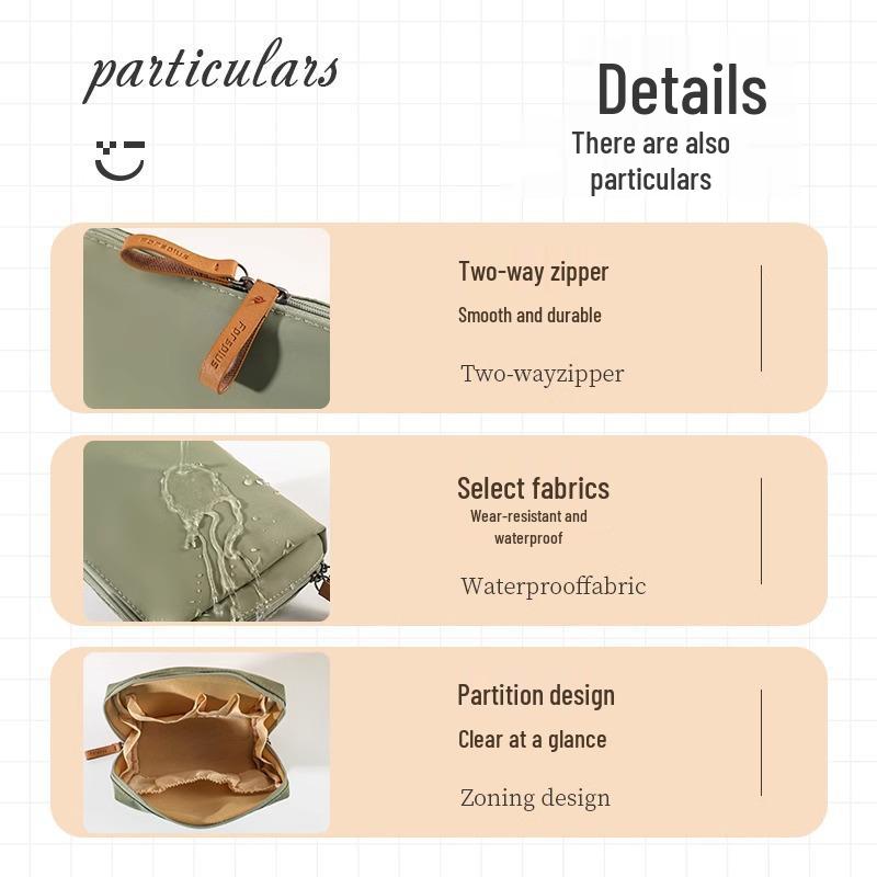 Neuling-Spezial: Damen Tragbare Make-up-Tasche mit großer Kapazität für Reisen