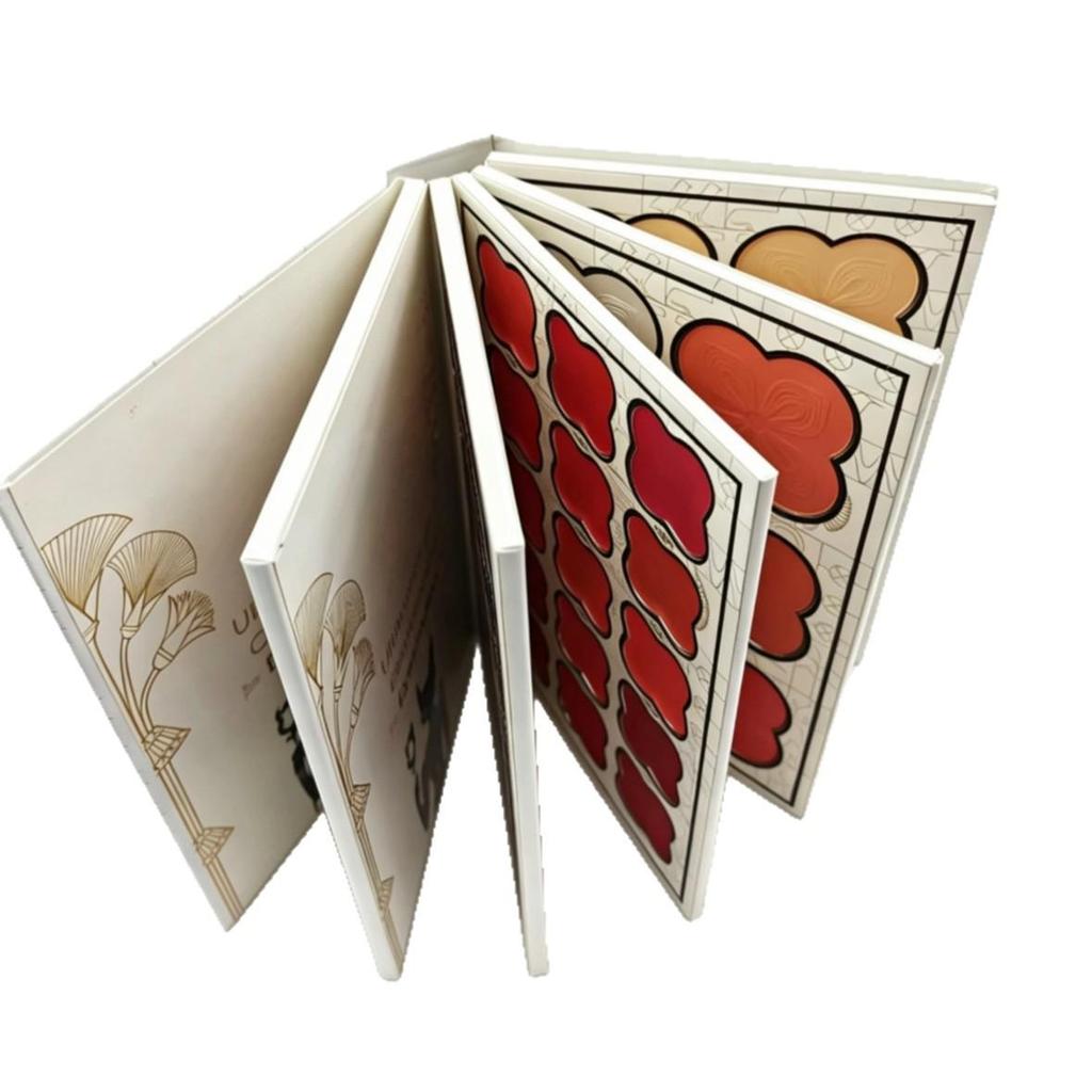 Egyptian-Style Multi-Color Makeup Palette: Eyeshadow, Blush, Highlighter, Eyebrow Powder
