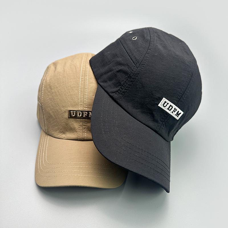 Quick-Drying Waterproof Embroidery Letter Baseball Hat Men'S And Women'S Outdoor Mountaineering Travel Breathable Cap
