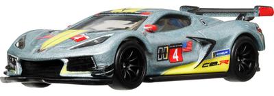 Hot Wheels Voiture miniature Corvette Race Day, jouet pour enfants de 3 ans et plus, grise HRV95 C8.R