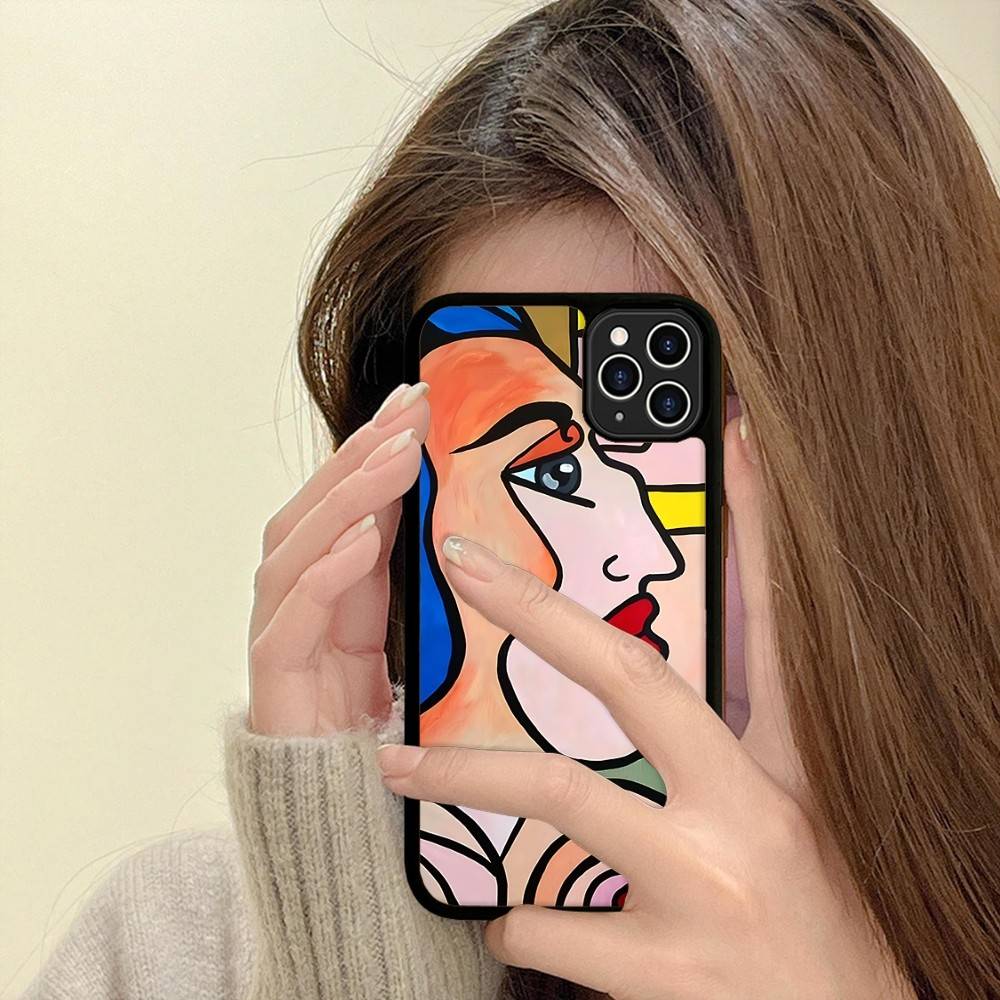 Picasso Abstrakte Kunst PC+TPU Schutzhülle Für IPhone 17 16 Pro Max 15 Plus 14 13 12 11 Hülle