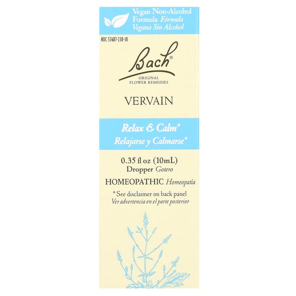 Original Flower Remedies, Vervain, 10Ml(0.35Fl Oz)
