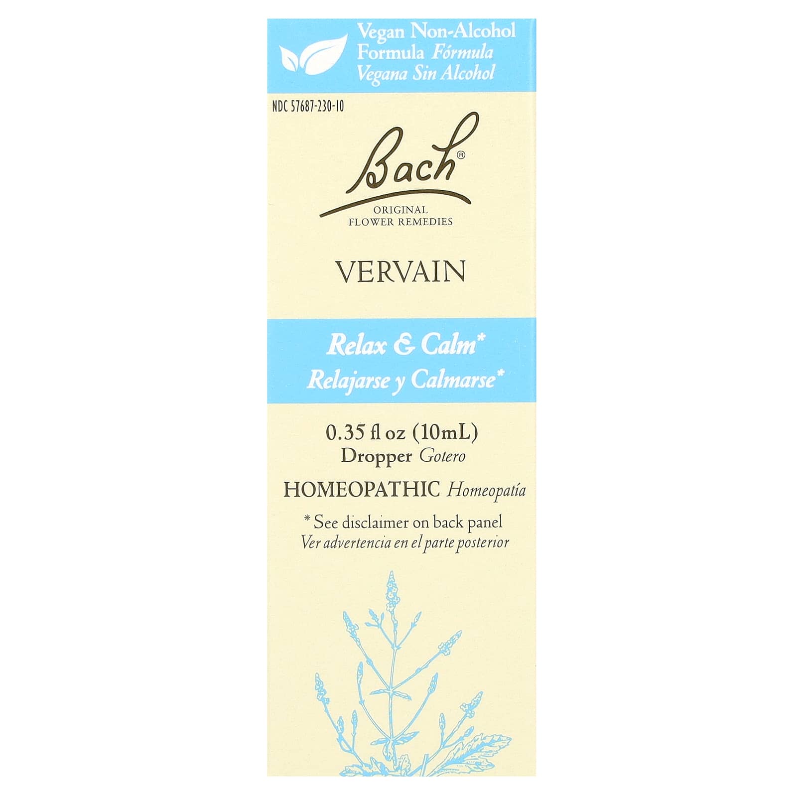 

Original Flower Remedies, Vervain, 10Ml(0.35Fl Oz)