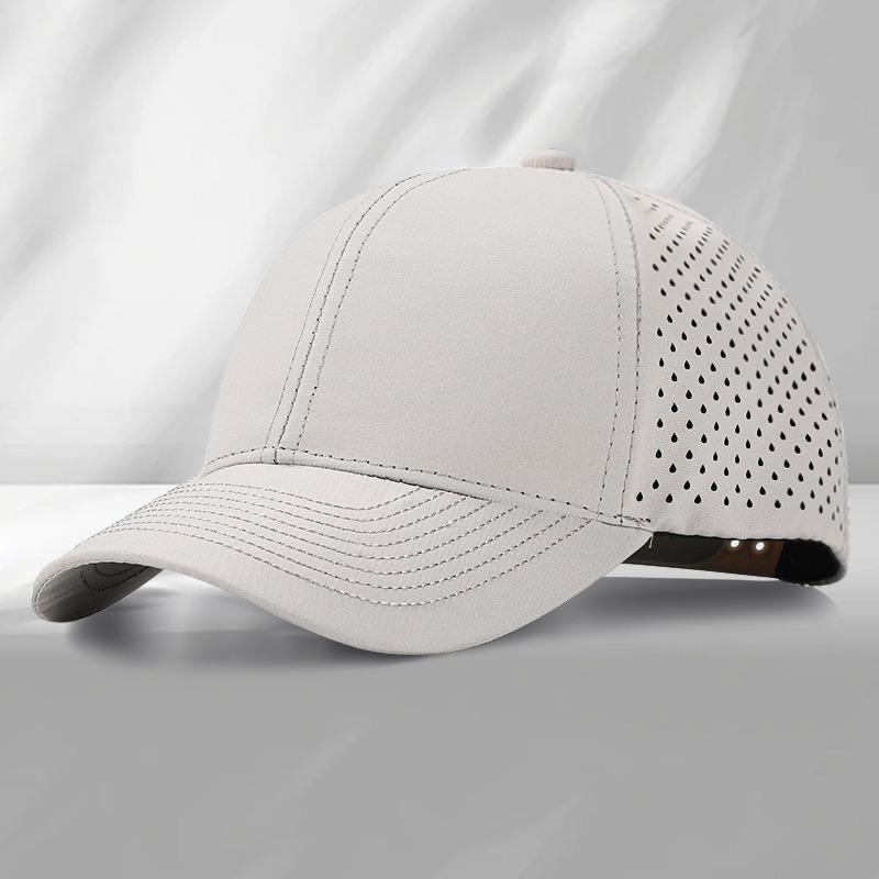 Summer sunscreen sunshade anti-splashing baseball cap embroidery printing laser punching mesh sun hat