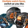2026 New 1200mAh Rugged Military GPS Smart Watch Men 2.01" AMOLED Screen IP68 Waterproof Clock SOS Call Fitness Flashlight Smartwatch IOS Gift