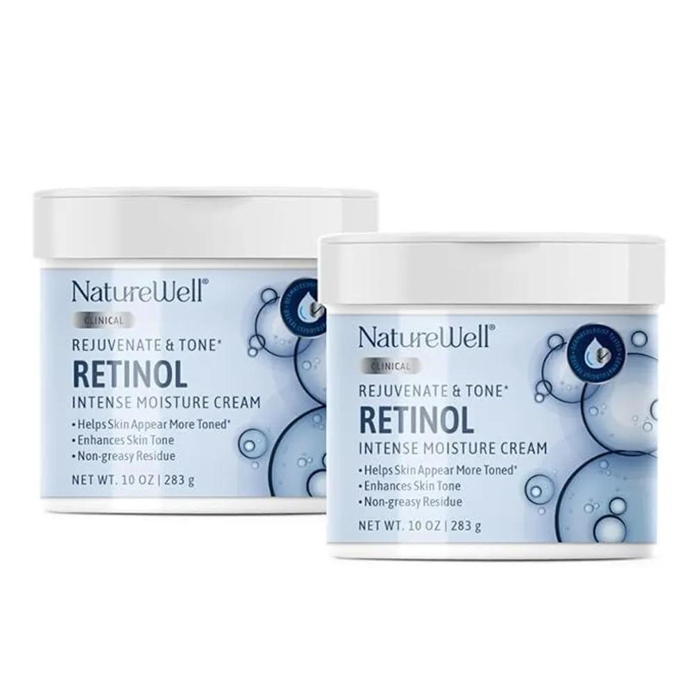 NATURE WELL Регенерирующий тонизирующий увлажняющий крем с ретинолом 283 г x 2