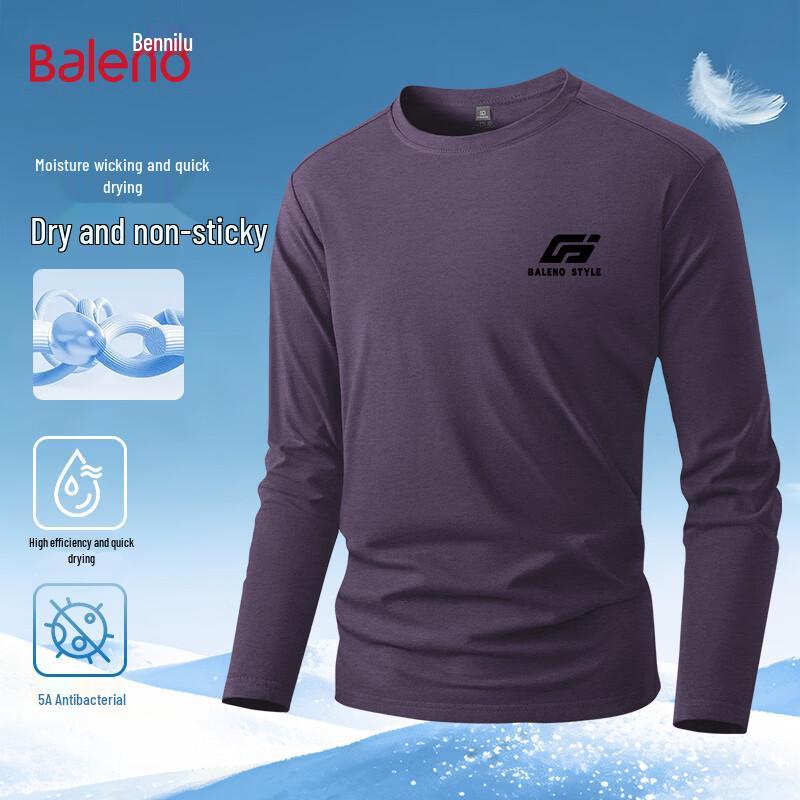 Baleno Men s Quick-Dry Sun-Proof Long Sleeve Graphic T-Shirt 3XL